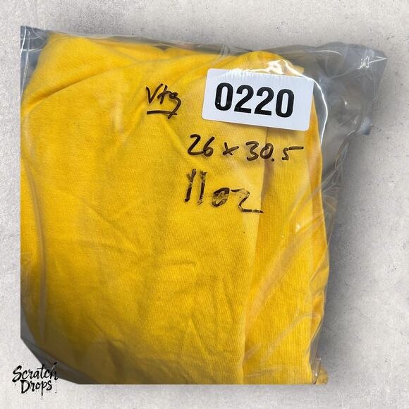 Tommy Jeans Yellow T-Shirt XXL Vintage Logo Graphic Tee Men’s Casual Streetwear - Picture 2 of 4